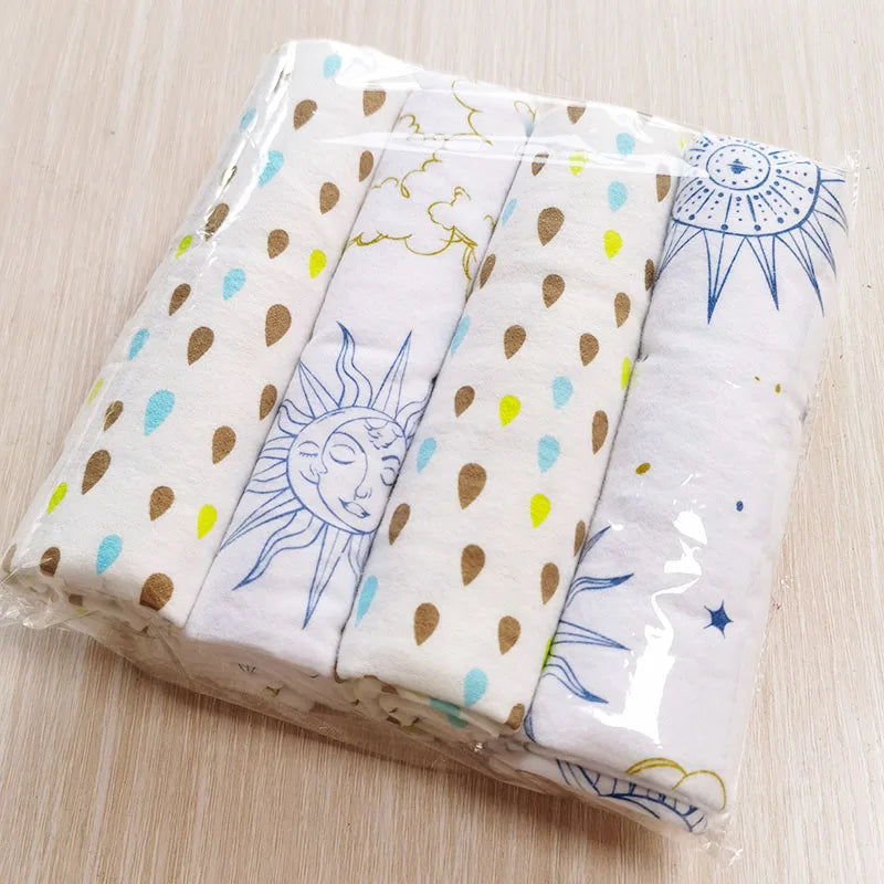 100%cotton flannel receiving baby blanket