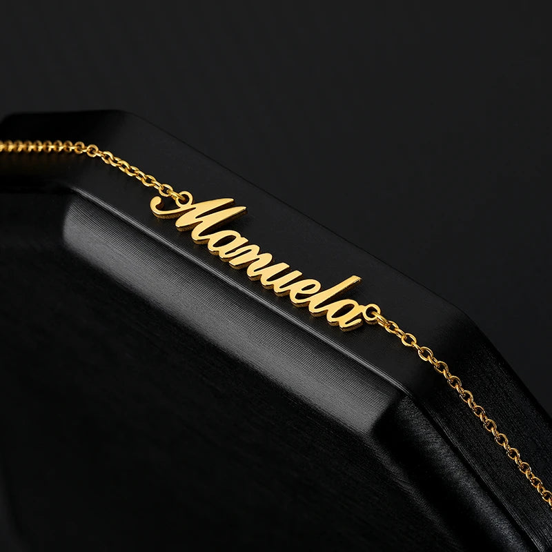 Custom Name Anklets For Women