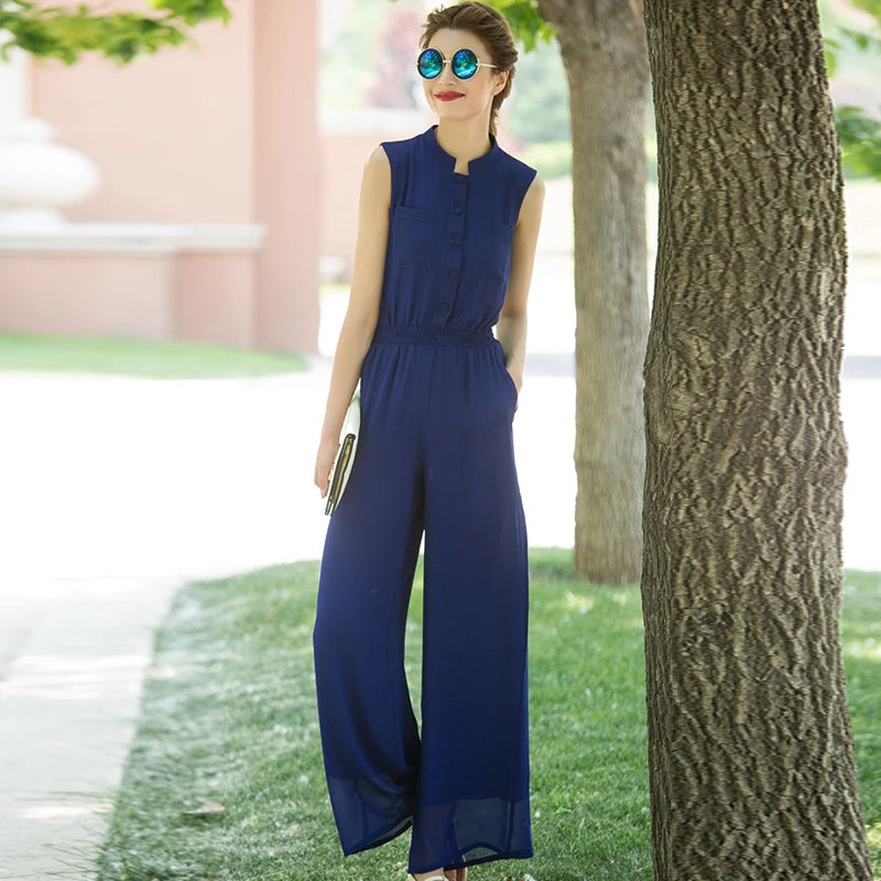 Women Jumpsuit Summer Wide Leg