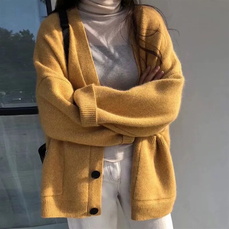 Solid Elegant Sweaters Fashion Outwear