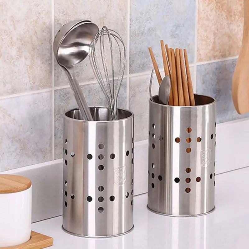 Stainless Steel Kitchen Cooking Utensil Holder