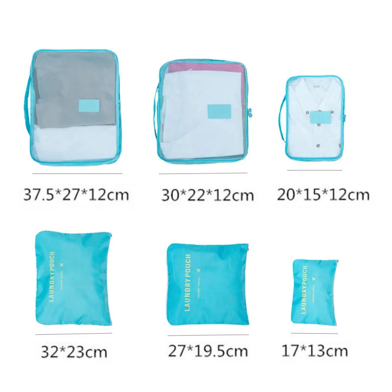 Portable Luggage Organizer Travel Clothes Storage Bags