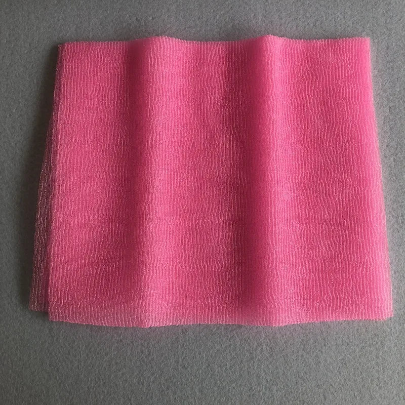 Exfoliating Wash Cloth - Nylon Bath Towel for Skin Polishing