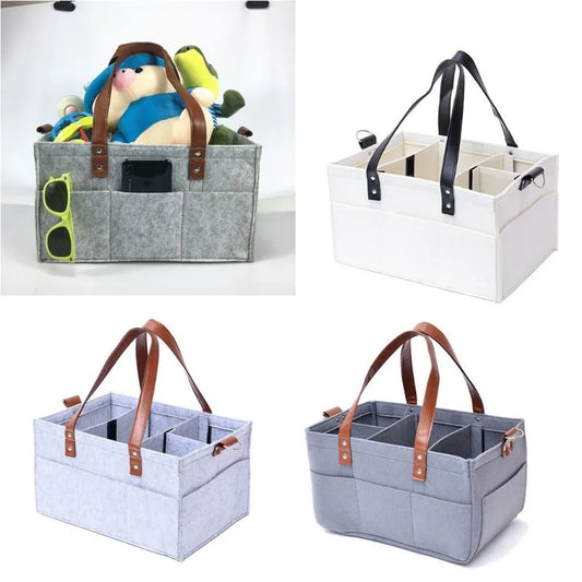 High capacity Layered Storage Nappy Caddy Organiser