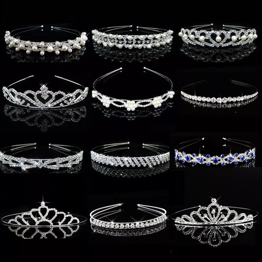 Princess Wedding Bridal Bridesmaid Tiara Crown Headband