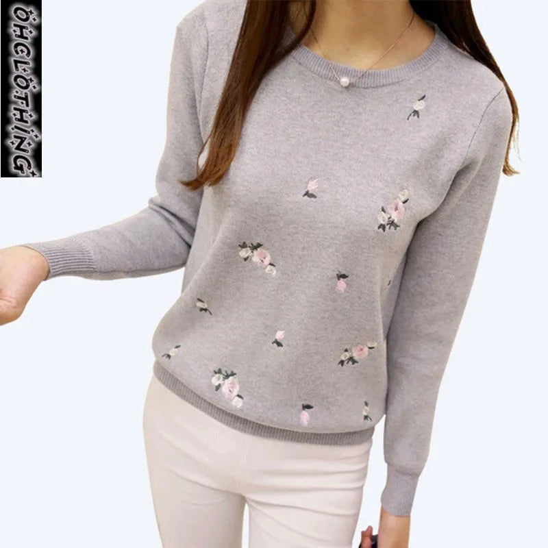 Winter Women Sweater And Pullover Tricot Jersey Jumper