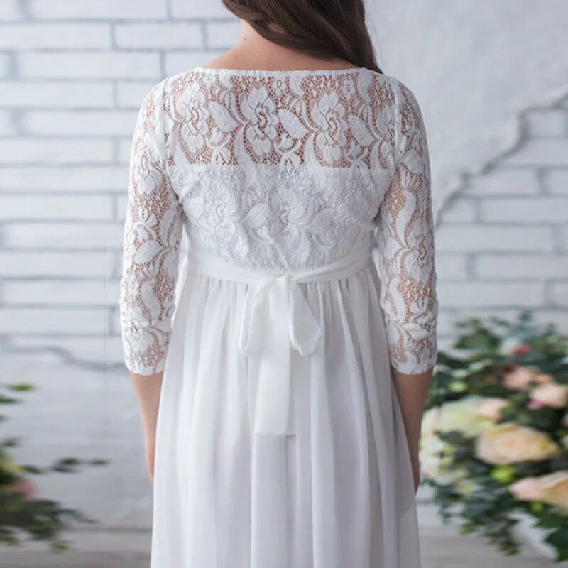 Women Pregnancy Lace Dress