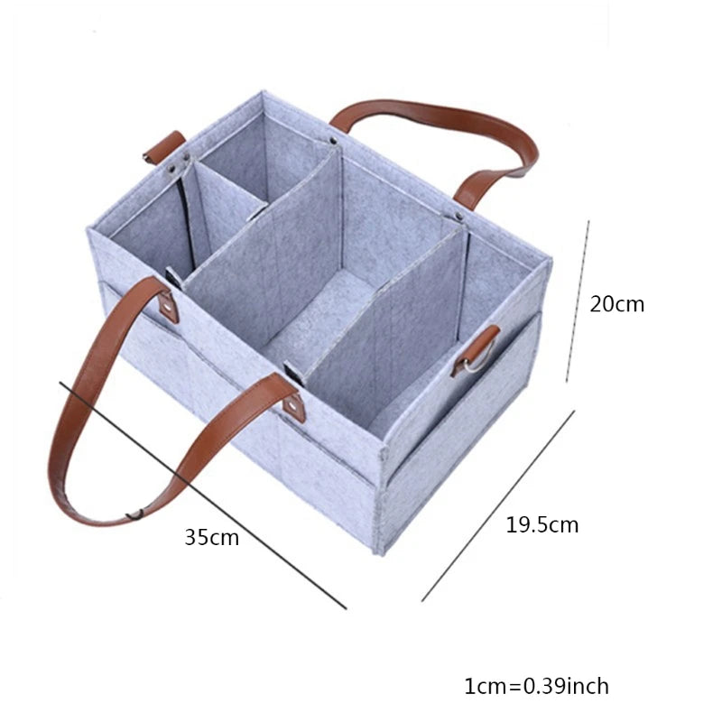 High capacity Layered Storage Nappy Caddy Organiser