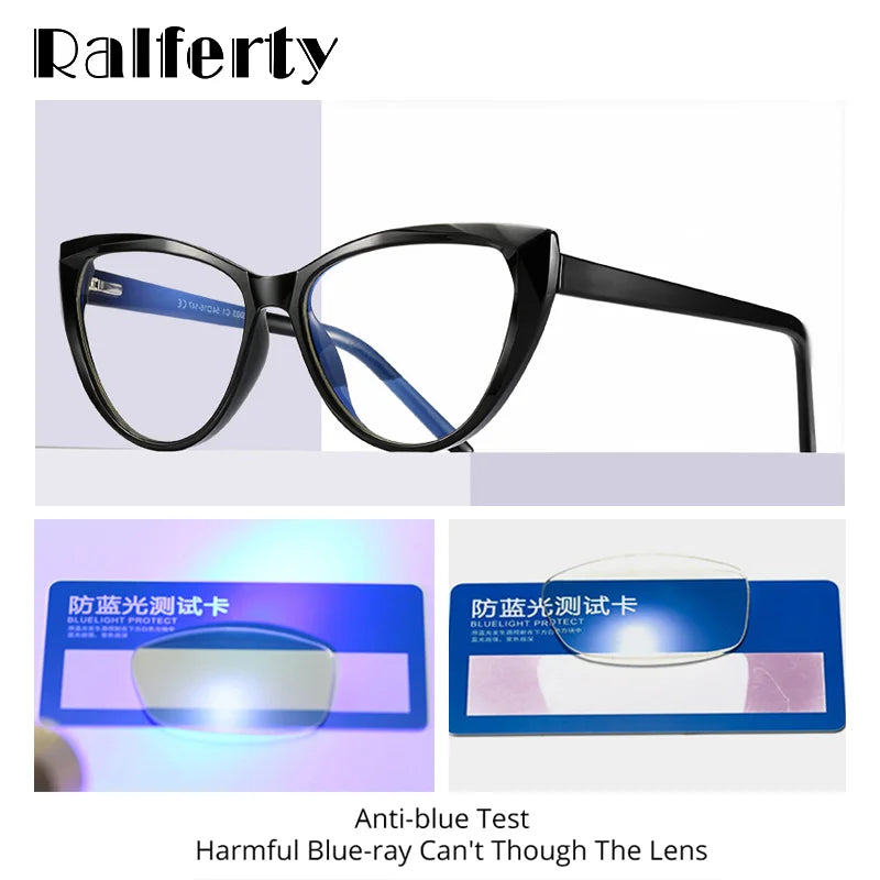 Transparent Red Blue Light Glasses