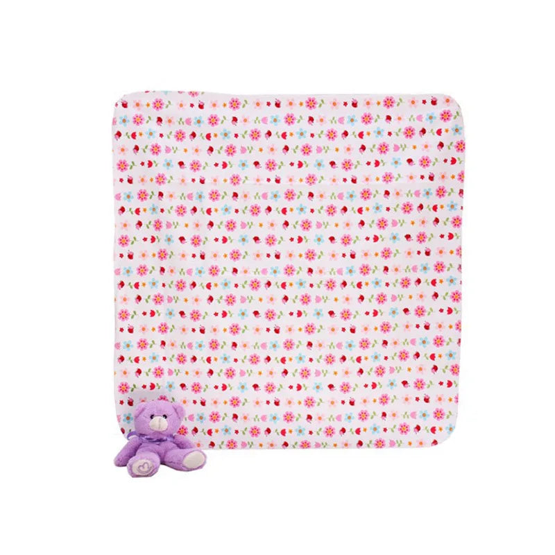 100%cotton flannel receiving baby blanket