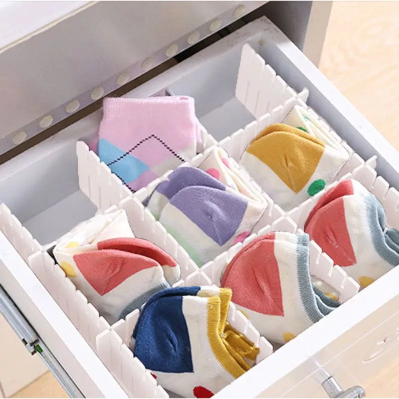 8-Piece Adjustable Drawer Divider Organizers