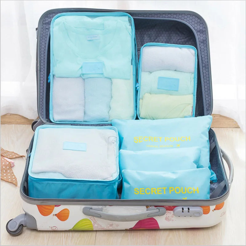 Portable Luggage Organizer Travel Clothes Storage Bags