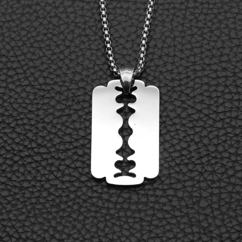 Stainless Steel Blade Pendant Jewelry Gifts