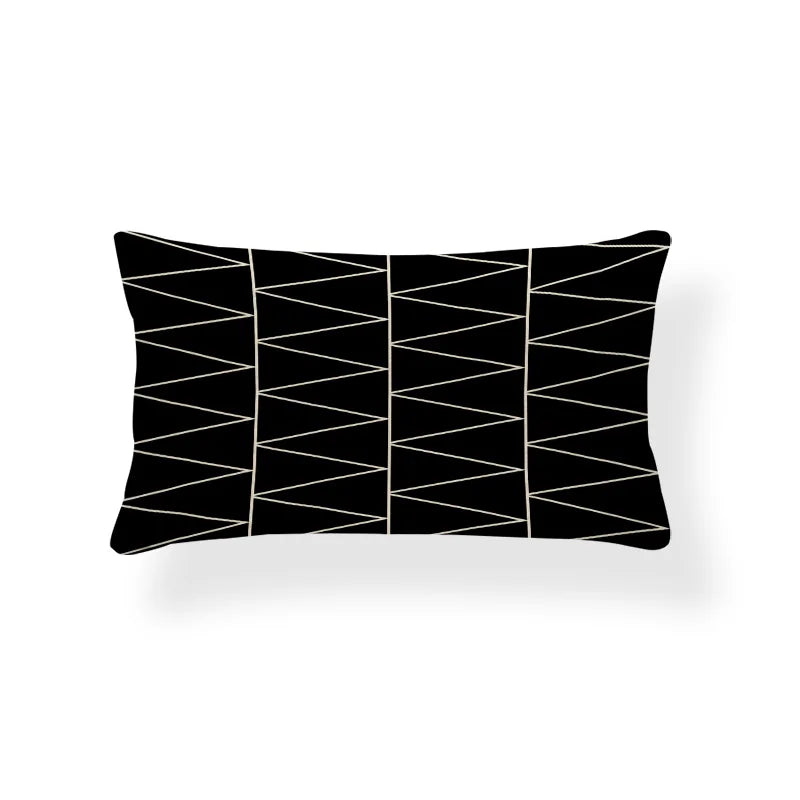 Rectangle Cushion Cover Geometry Pillow Cover