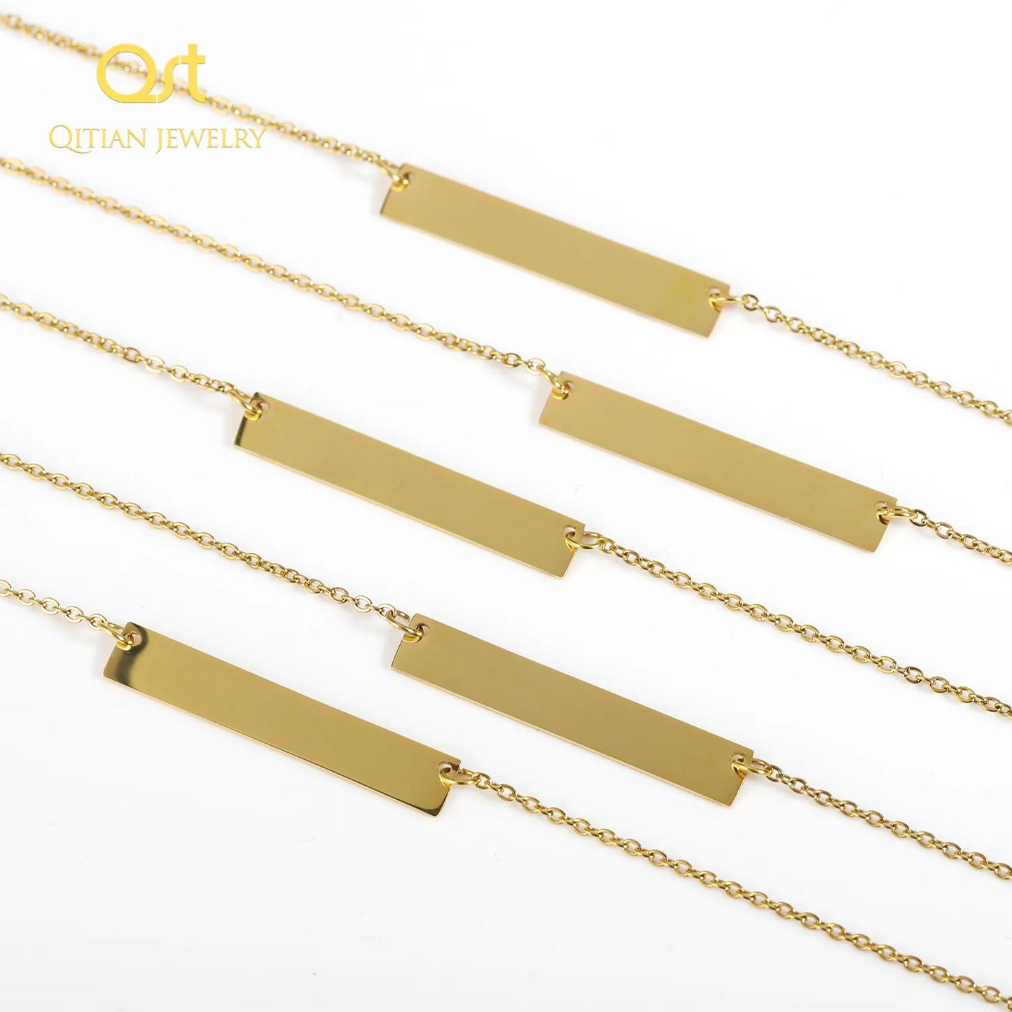 Personalized Bar Necklace For Women