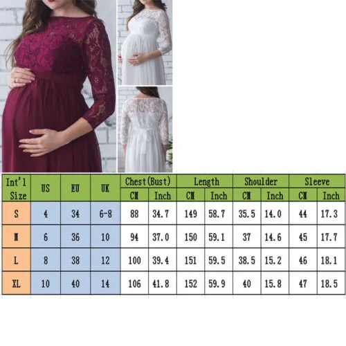 Women Pregnancy Lace Dress