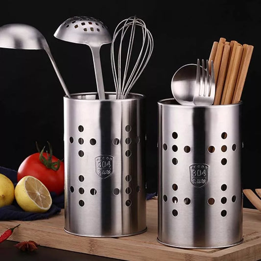 Stainless Steel Kitchen Cooking Utensil Holder