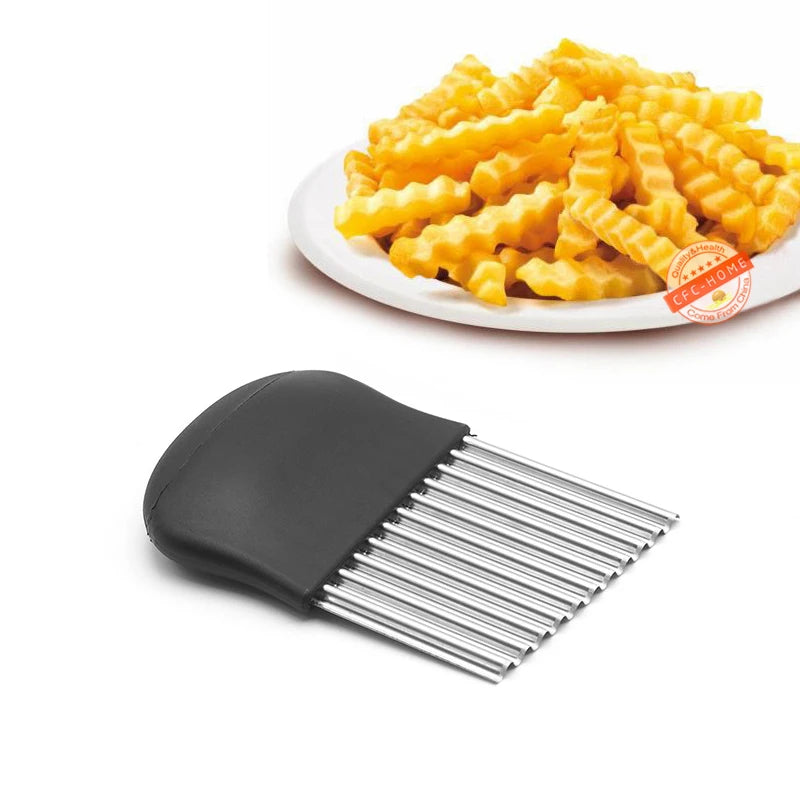 Wavy Crinkle Cutting Tool, Salad Chopping Knife