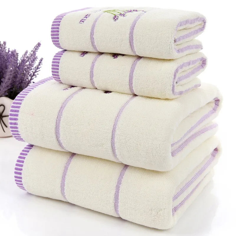 Luxury Lavender Bath Towel Set