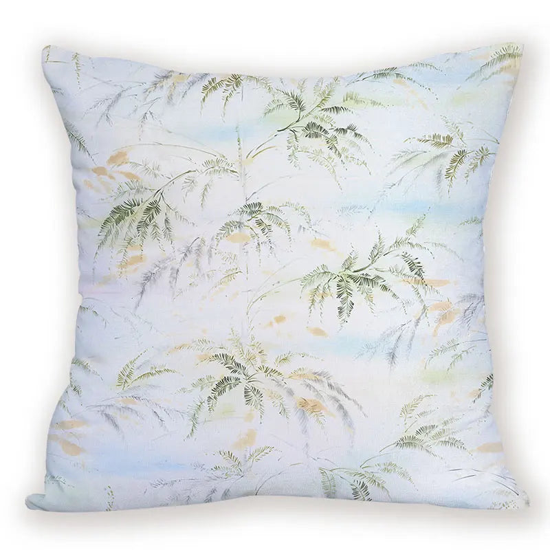 Flower White Comfortable Cushions Cover