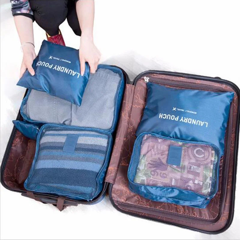 Waterproof Oxford Travel Clothes Organizer Set