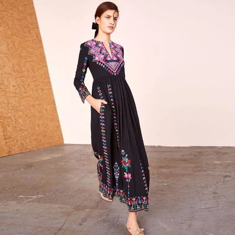 Summer new Bohemian tourist holiday dress