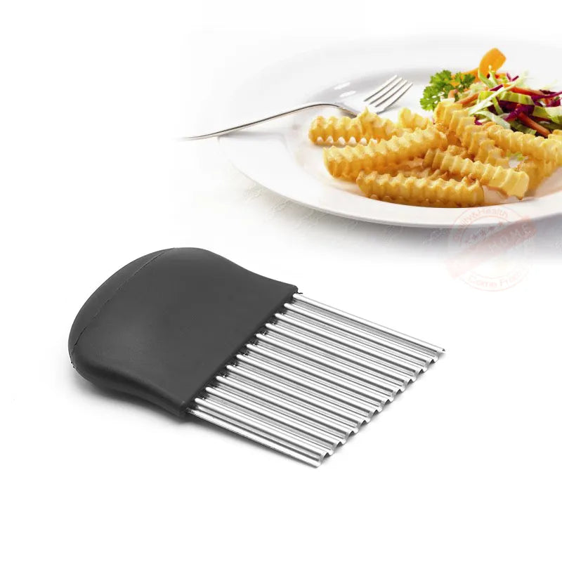 Wavy Crinkle Cutting Tool, Salad Chopping Knife