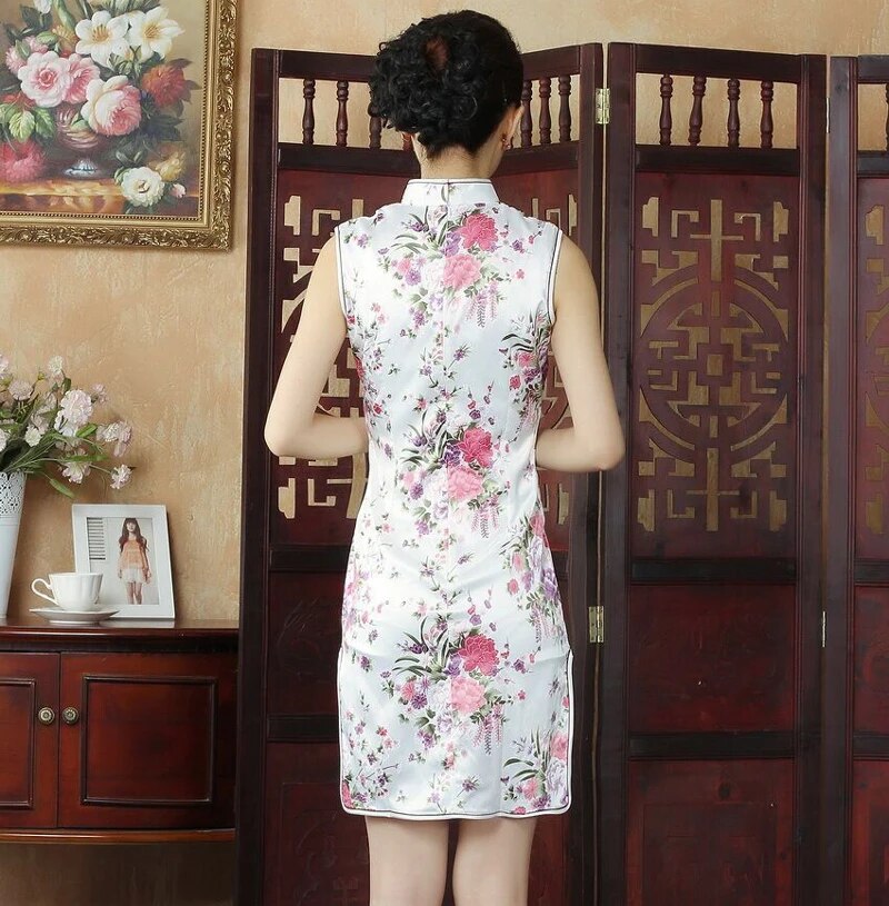 New Arrival Short Style Traditional Chinese Mini Dress