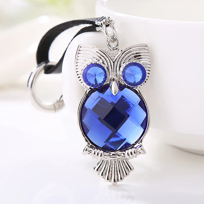 Jewelry Keychain Owl Keyring Gift Wallet Car Pendant