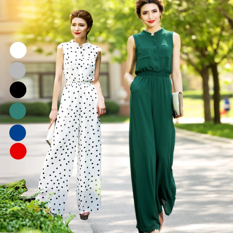 Women Jumpsuit Summer Wide Leg