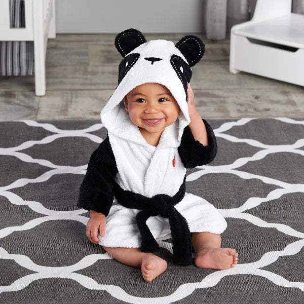 Unicorn puppy Baby bathrobe Pure cotton with hood