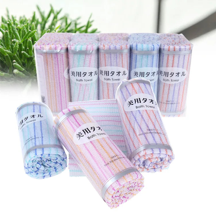 Korean Exfoliating Bath Towel - Long Clean Viscose