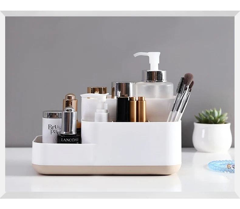 Plastic Makeup Organizer Bathroom Storage Box