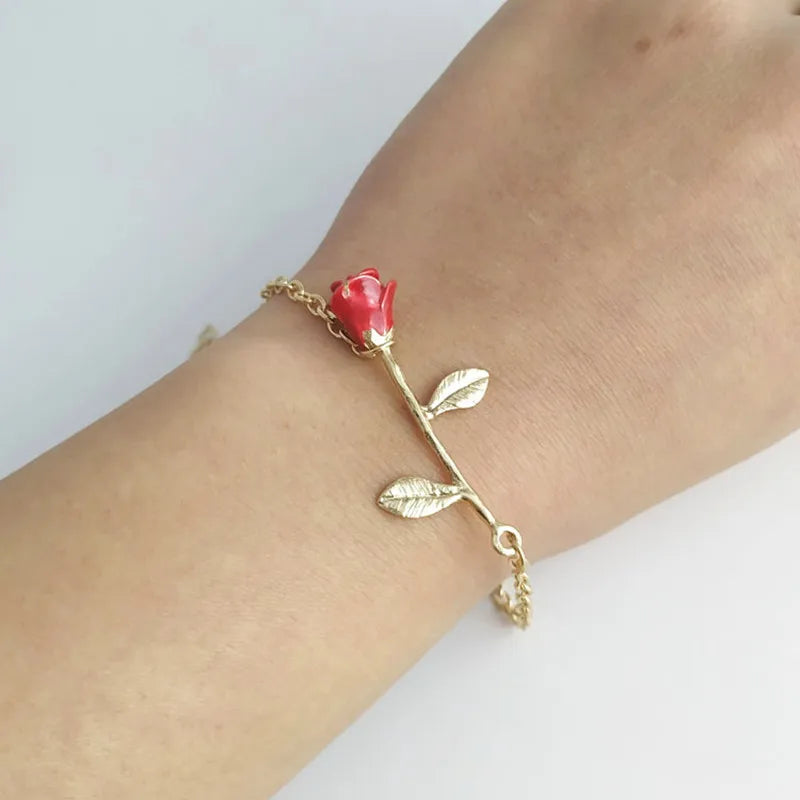 Souvenirs Bracelet Red Rose