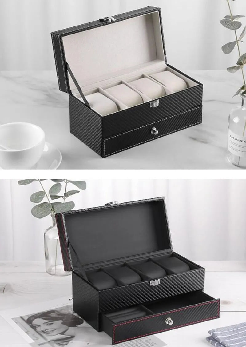 Double Layer Watch Case Organizer