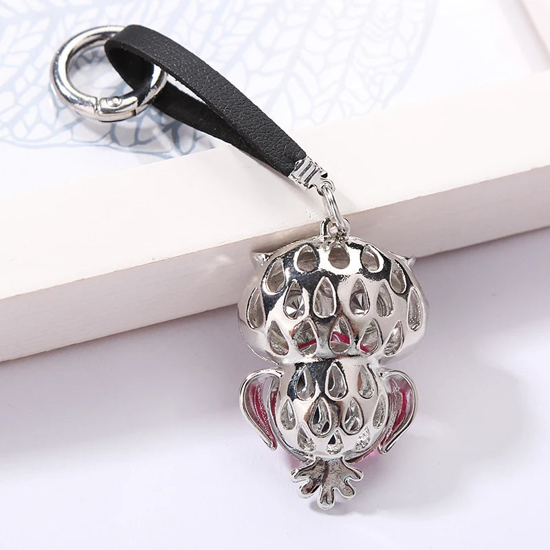 Jewelry Keychain Owl Keyring Gift Wallet Car Pendant