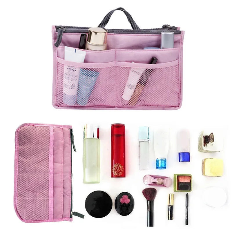 Women Foldable Organizer Handbag Travel Bag