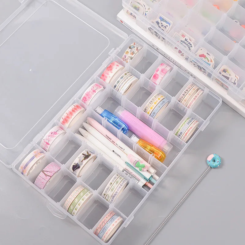 Craft Organizer Box with 36 Removable Grids