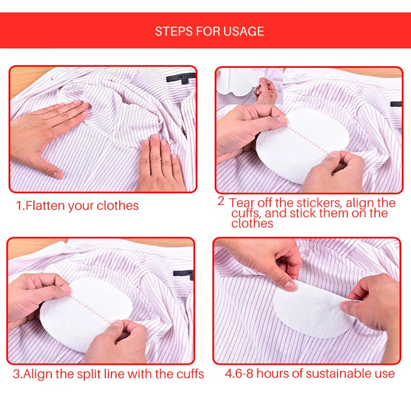 Underarm Sweat Pads - Absorbent Liners