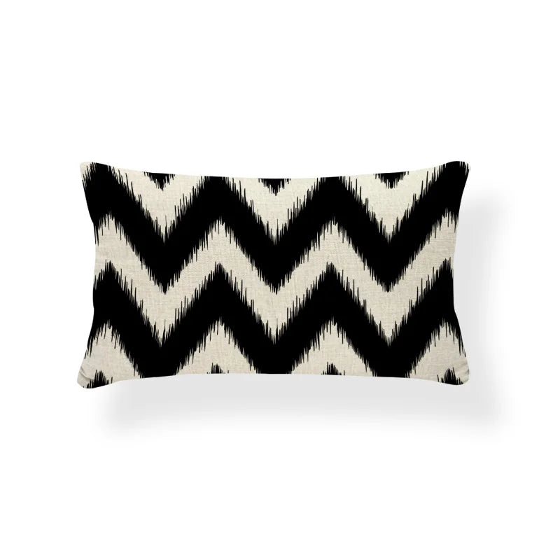 Rectangle Cushion Cover Geometry Pillow Cover