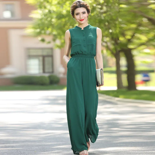 Women Jumpsuit Summer Wide Leg