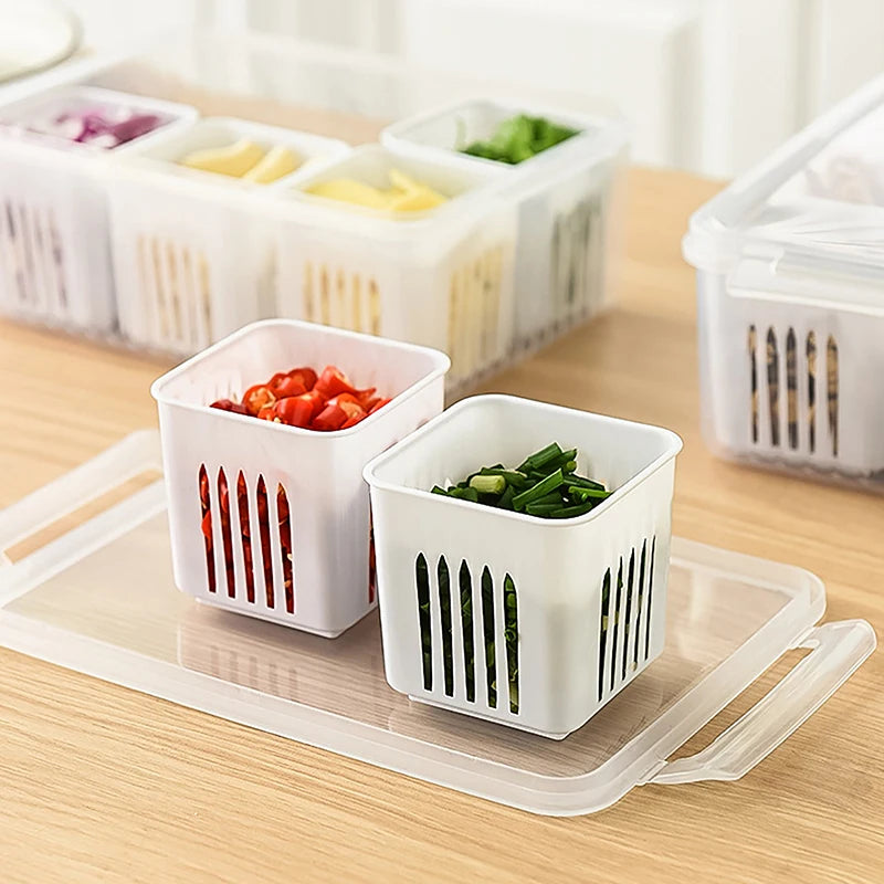 Home  Food Storage Box Kitchen Organizer