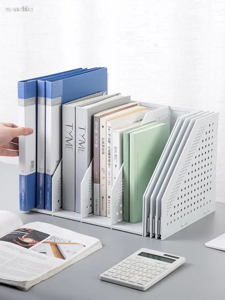 Folder Storage Box Vertical Bookshelf Organiser