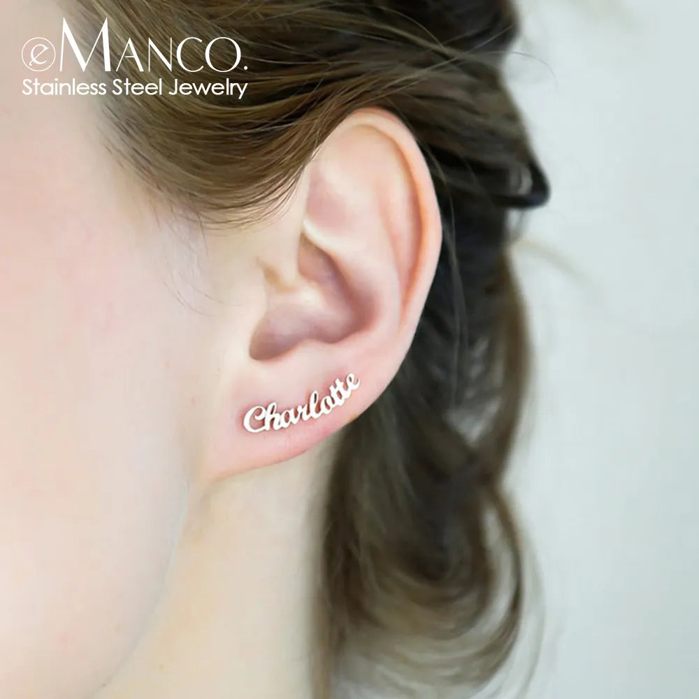 Customized Name Earrings for Women