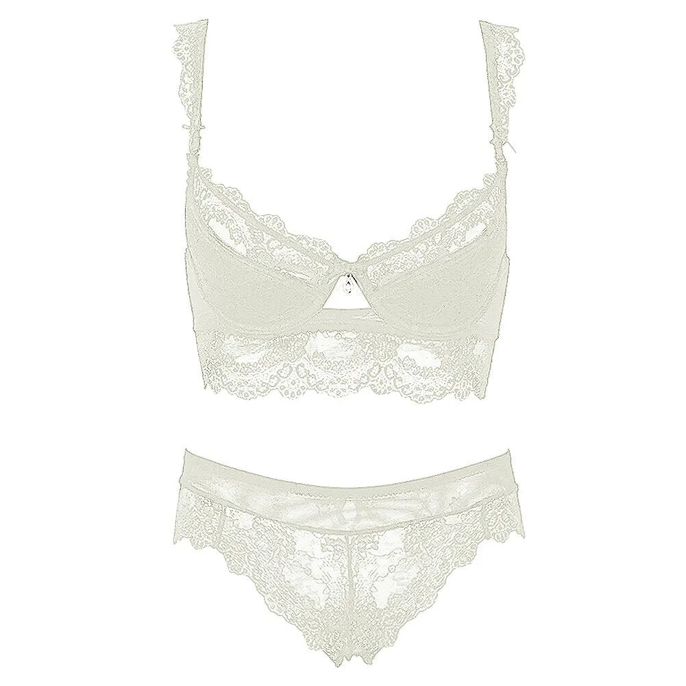 Lingerie Lace Padded Women Bra Underwear Sets