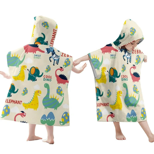 Toddlers Hooded Beach Towel Coverup Cape Kids