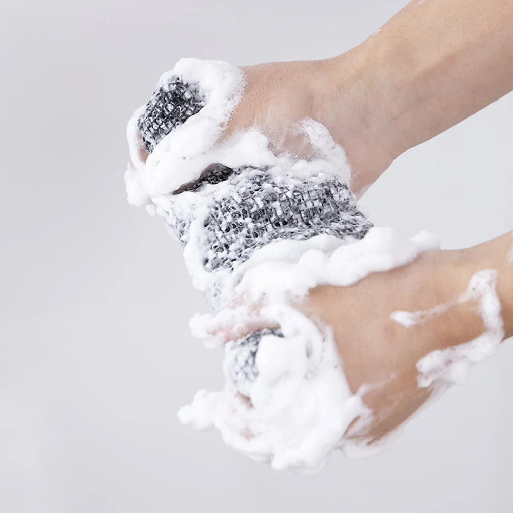 Exfoliating Scrub Shower Sponge Body Bathroom Accessories