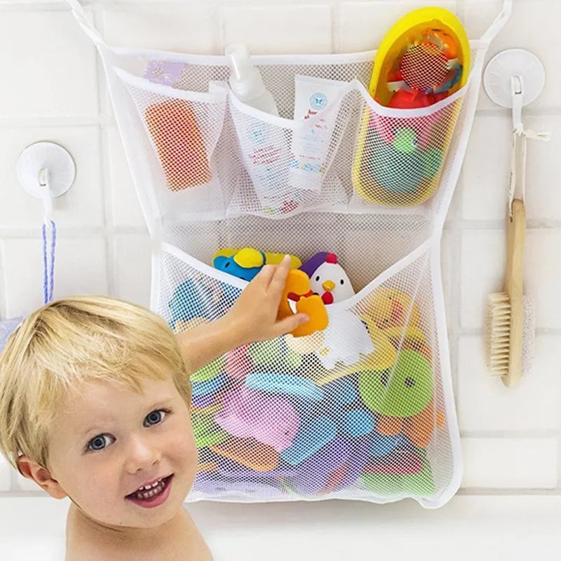 Baby Bath Toy Mesh Basket Organizer