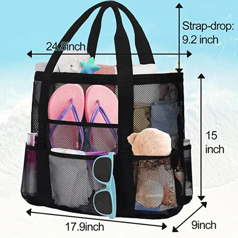 Portable Outdoor Beach Mesh Bag For Children