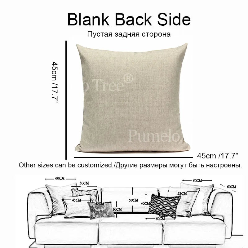 Cushion Cover Customized Pillowcase For Home